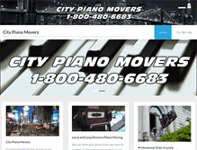 Tablet Screenshot of citypianomovers.com